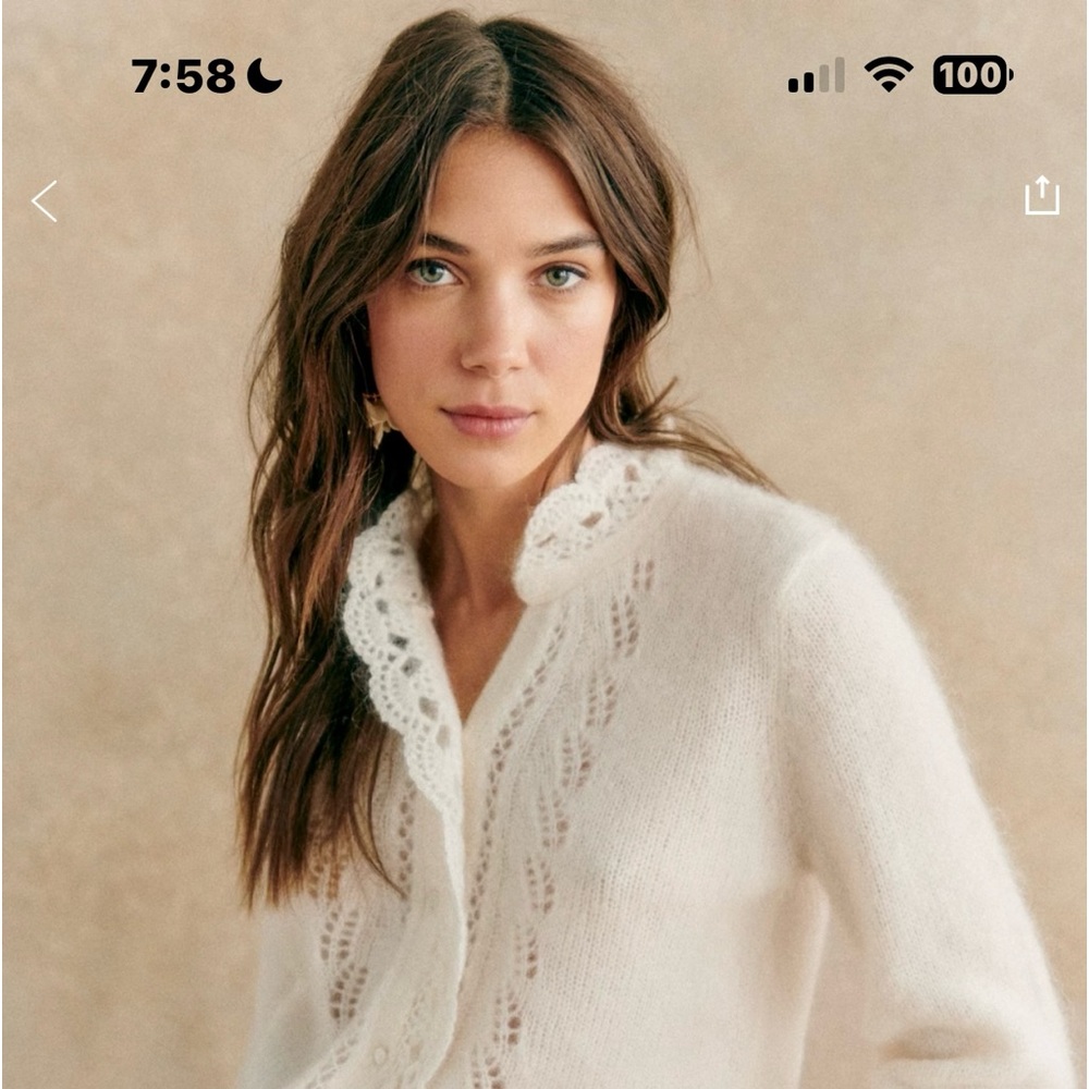 Sézane Angie Cardigan Size M